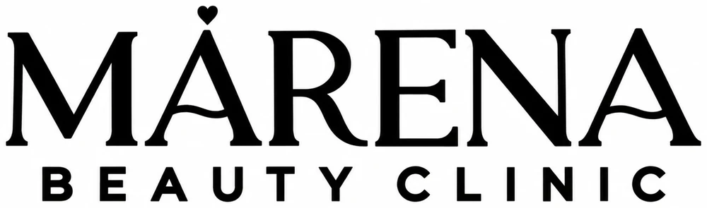 Logotipo de Marena Beauty Clinic, el nombre que verás en la entrada para ubicar a Venus Beauty Clinic